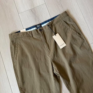Scotch & Soda Stuart Neu mit Etikett Regular Slim Fit Stretch Chino Hose braun hellbraun 36x32 - Bild 1 von 11