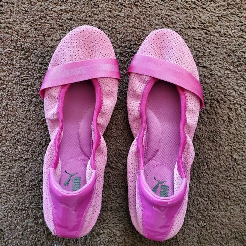 Ballerine Puma Rhythm Shine pieghevoli rosa taglia 10 5