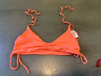 NEW  pink halter   L SPACE swimsuit bikini top size D cup - Image 1 of 2