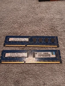 Hynix 4GB (2X2GB) DDR3-1333 PC-10600U 240Pin RAM - Picture 1 of 3