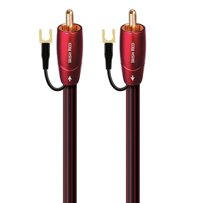 AudioQuest Irish Red RCA Male to RCA Male Subwoofer Cable (52.49 ft.) - Image 1 of 3