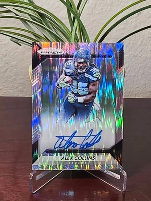 ALEX COLLINS 2016 PANINI PRIZM SILVER FLASH SP PRIZMS ROOKIE AUTO RC /14 - Image 1 of 3