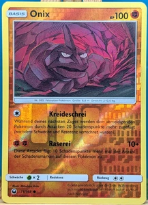 POKEMON - Sturm am Firmament - Onix - 71/168 - REVERSE HOLO - deutsch - Bild 1 von 1