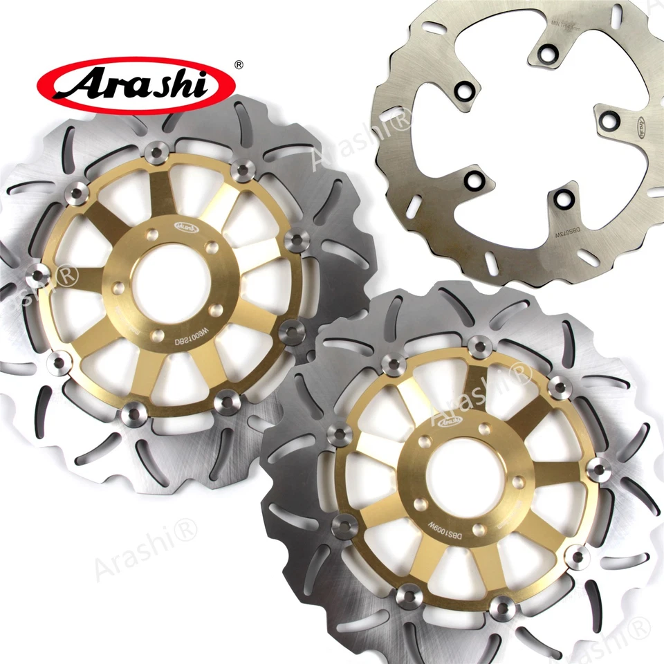 Disco de rotor de freno delantero y trasero Fit Kawasaki ZRX1100 1999 2000 ZRX1200 2001-2006 Foto 1 de 4
