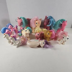 14 Vintage My Little Pony Figures G1 80's & 90'S Hasbro Mixed Pony! Free Ship! - Imagen 1 de 24