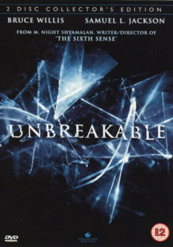 Unbreakable DVD (2001) Bruce Willis, Night Shyamalan (DIR) cert 12 2 discs - Image 1 of 2