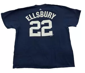 New York Yankee Jacoby Ellsbury #22 Shirt, Size XL, Classic Yankee Navy & White - Picture 1 of 3