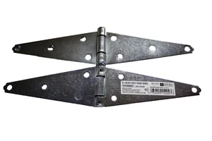 Lotto 15 Cerniere 6" Cerniera a Cinghia Resistente Zincato Cancello Fienile Confezione da 15 - Foto 1 di 5