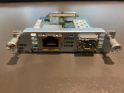 Cisco EHWIC-1GE-SFP-CU Cisco Copper & SFP High-Speed Interface Card - Image 1 of 4