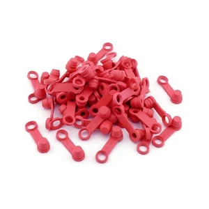 50x PINK - Rubber Brake Bleed Nipple Caps Bleed Screw Caps Covers (Brembo Type) - Picture 1 of 5