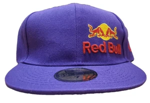 RARE Redbull 59Fifty New Era Hat Purple Sz 7 Fitted Acrylic Wool Hat Logo Casual - Picture 1 of 9