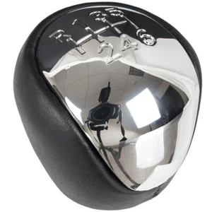 POMELLO LEVA DEL CAMBIO R+6 NERO-CROMO PER HYUNDAI ELANTRA i30 ix35 KIA CERATO - Imagen 1 de 10