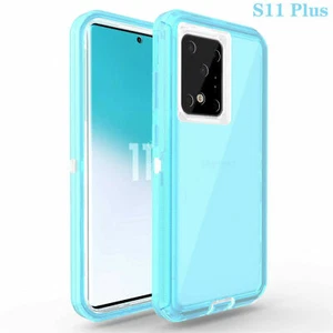 Shockproof Defender Clear Case For Samsung Galaxy S25 Ultra S24 Plus S23 S22 S21 - Picture 1 of 15