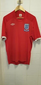 England Football Shirt Jersey Camiseta Umbro 2010 2011 2012 Away Size 42 L Adult - Picture 1 of 5