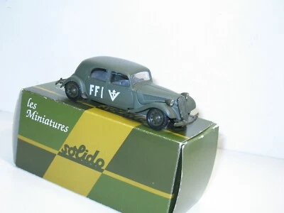 SOLIDO, Citroen 15/Six Tracción FFI Militar Foto 1 de 4
