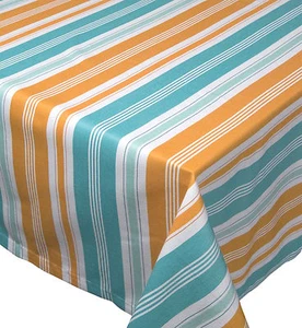 NEU Now Designs Lewis gestreifte Baumwolle Tischdecke 52x72, hohe Qualität - Bild 1 von 2