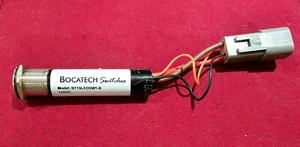 Interruptor Bocatech Mini LED 15ADC 12v Azul BT15LEDSW1-B - Imagen 1 de 3