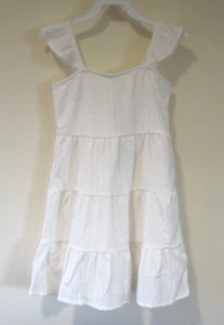 NWT Sugar & Jade White Eyelet Dress Girl's Size 8 - Picture 1 of 3