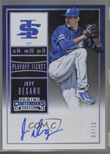 2015 Panini Contenders College Playoff Ticket /15 Jeff Degano #34.1 Auto