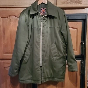 Vintage Antler Uniform Workwear Medium Green Lined Work/Chore Jacket MADE IN USA - Picture 1 of 10