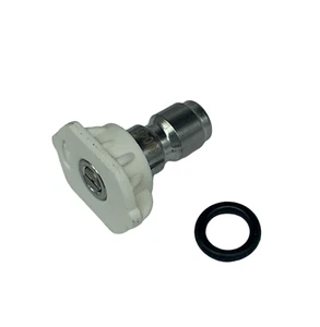 Pressure Washer Quick Connect Tip Nozzle Size 4 GPM White 40 Degree Spray Angle - Picture 1 of 1