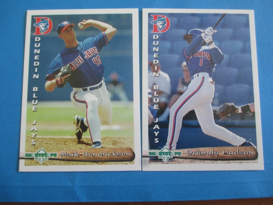 MARK HENDRICKSON + ORLANDO HUDSON - 2000 Dunedin Blue Jays set - Image 1 of 1