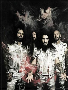 Machine Head Robb Flynn 2018 group pin-up photo print - Picture 1 of 3