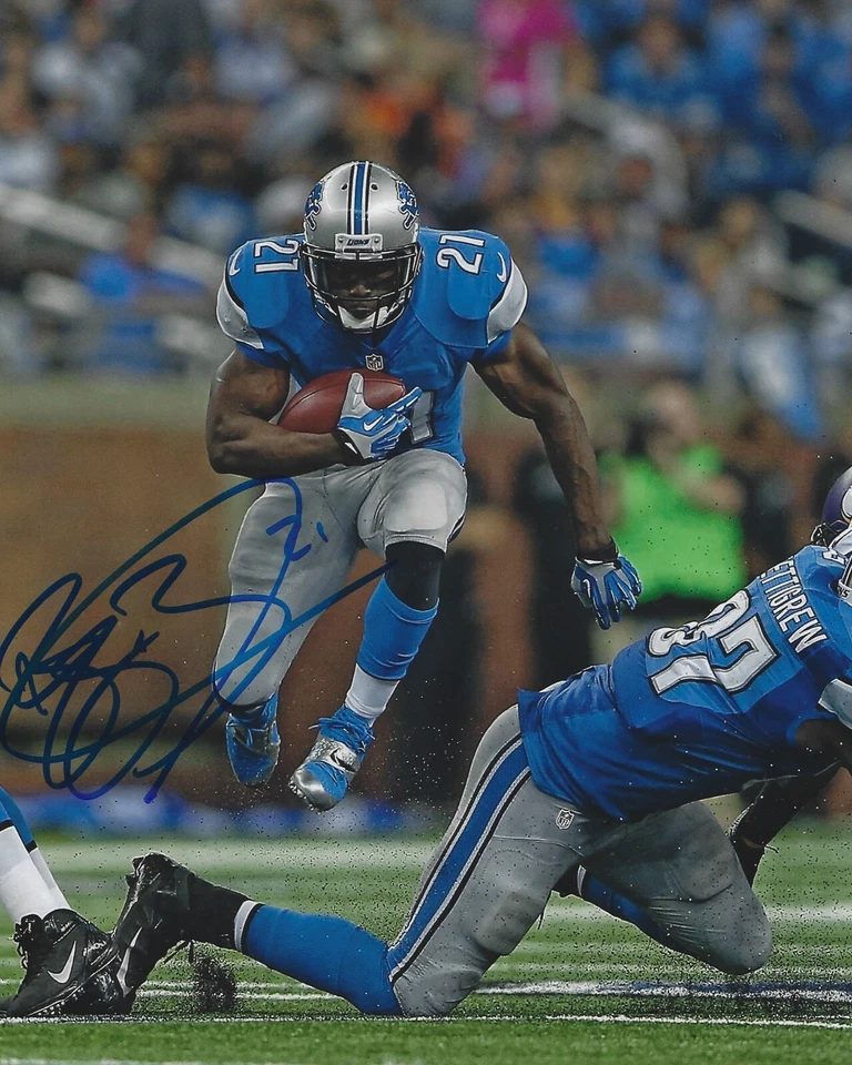 Фотография Реджи Буша с автографом 8x10 — NFL Lions Saints Dolphins — с сертификатом подлинности - Изображение 1 из 1