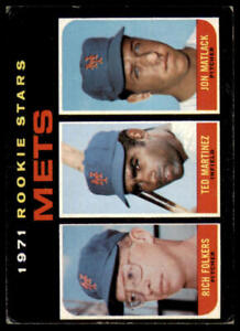 1971 Topps Mets 1971 Rookie Stars Jon Matlack #648 Rookie Vg-VgEx