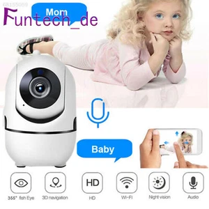 YCC365 1080P Cloud HD Telecamera IP WiFi Auto Tracking Telecamera Baby Monitor Notte L4 - Foto 1 di 11