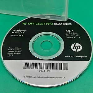 HP OFFICEJET PRO 8600 Series Drivers & Software Compact Disc PC CD-ROM VG+ - Picture 1 of 1