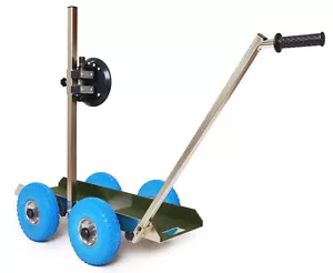 Plattenwagen 4 Rad 400 Kg Schwerlast Lasten Karre Transportkarre pannensicher - Bild 1 von 2