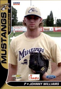 2006 Martinsville Mustangs Choice 25 Johnny Williams Tampa Florida Baseball Card