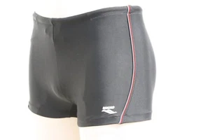 215043 NIKKO Badehose Schwimmhose Badeshorts Bermuda Elastisch SCHWARZ in L - Picture 1 of 12