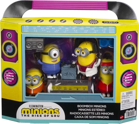 Boombox Minions Set from Mattel, Universal & Illumination: The Rise of Gru Cover