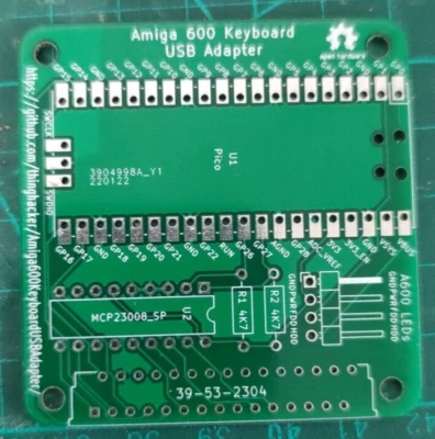 Amiga 600 Keyboard USB Adapter PCB - Bild 1 von 2