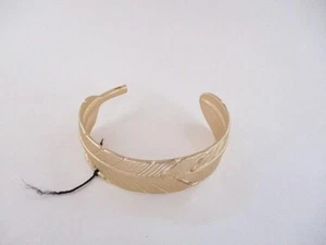 I.N.C. International Concepts Gold Tone Leaf Cuff Bracelet - Picture 1 of 4