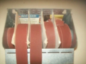 Steel Rockler Sandpaper Dispenser 150 240 320 400 & 600 Grit from wood lathe - Picture 1 of 6