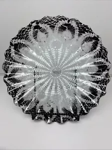 Distinguished Art Glass 12” Plate Bowl By Rosemarie Mazzini * READ * - Picture 1 of 5