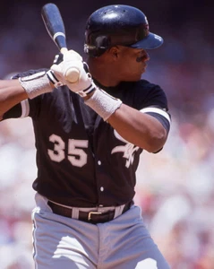 Chicago White Sox FRANK THOMAS Glossy 8x10 Photo Baseball Print Poster HOF 2014 - Picture 1 of 1