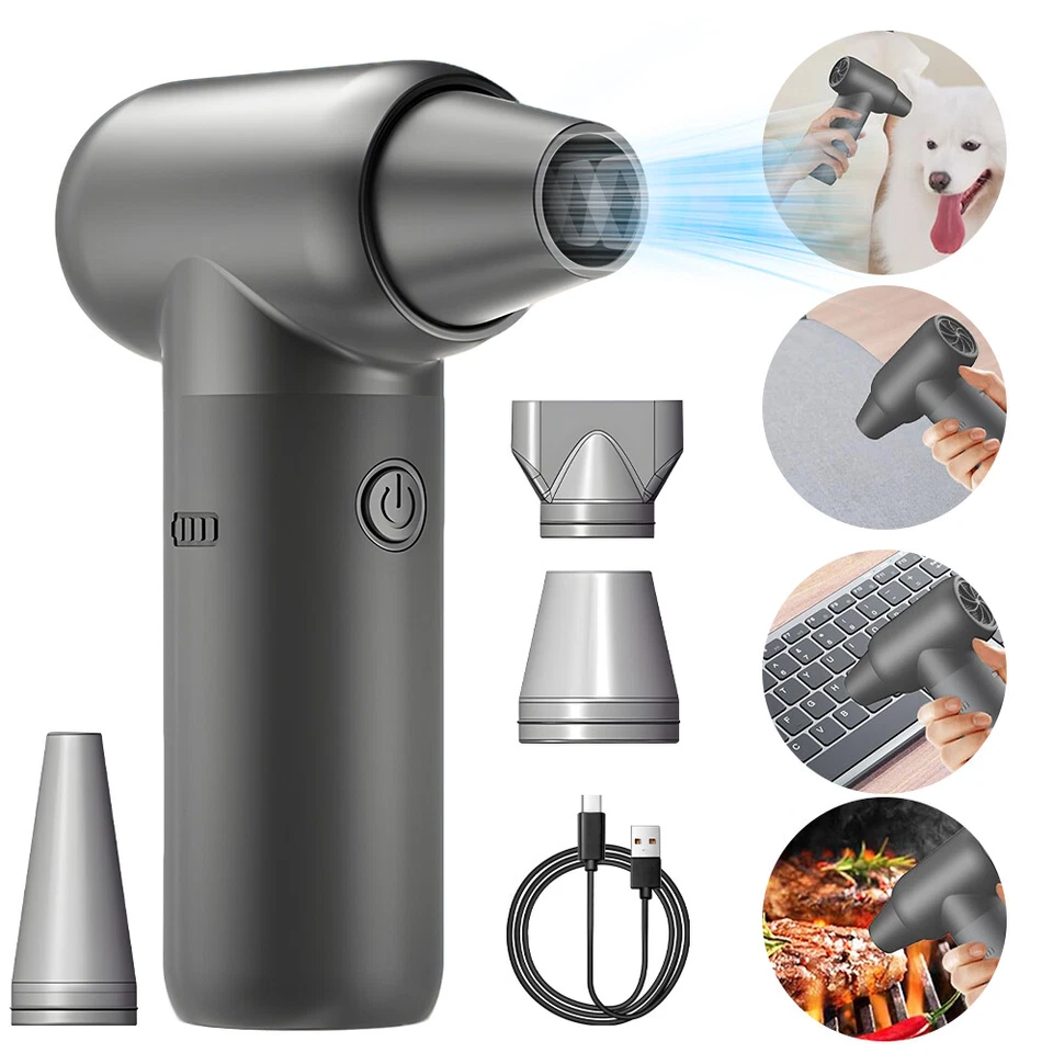Jet Dry Mini Blower Air-Blower Violent Fan Turbo Powered-Portable 180,000 RPM