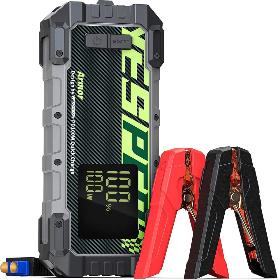 YESPER 4000A Car Jump Starter Jumper Box Power Bank Battery Charger 24000mAh
