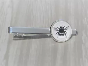 Clip de corbata de abejorro de vida silvestre, barra de corbata de insectos, joyería para hombre, boda, apicultor - Imagen 1 de 2