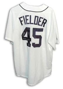 Cecil Fielder Detroit Tigers Autograph Majestic Jersey APE COA (MW1) Inscribed - Picture 1 of 1