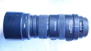 SONY A FIT Sigma APO DG OS HSM 120 - 400mm F/4.5-5.6 Lens + HOOD + CAPS   400 mm - Picture 1 of 10