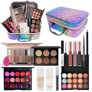 Travel Makeup Kit for Women Girls 10-12 Kids 5-8 Beginners Teens Gift Sets - Picture 1 of 7
