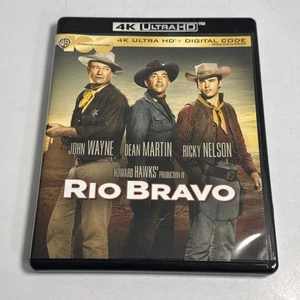 Rio Bravo 4K Ultra HD John Wayne Dean Martin No Digital Code Mint Disc Western - Picture 1 of 7