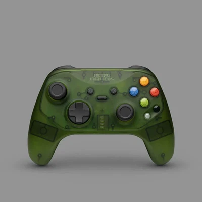 Retro Fighters Hunter  Wireless Controller Green - XBOX/Switch/PC - Image 1 of 2