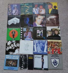 Vinyl 7" - 1980's Pop Job Lot x 20 - Elton - Rod Stewart - Picture Sleeves - Picture 1 of 4