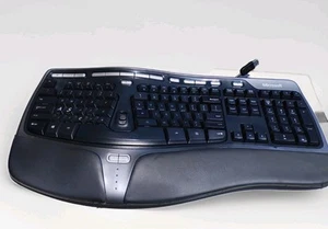 Clavier filaire Microsoft Natural Ergonomic 4000 (B2M-00012) - Photo 1/5